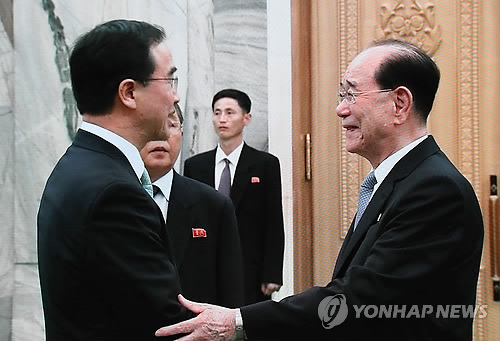 김영남 "평양상봉, 평화·공동번영·통일 여는 중요 계기 되길"