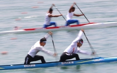 아시안게임 조광희, 카누 남자 카약 1인승 200m 2연패 달성