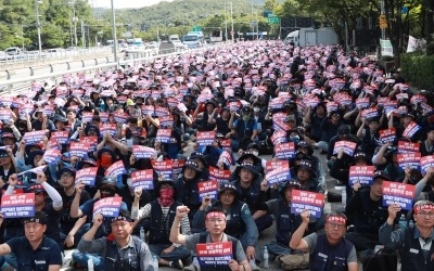 현대·기아차 비정규직, 단식농성…"노동부, 불법파견 처벌해야"