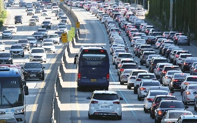 부산→서울 6시간20분…오후 4∼5시 귀경 정체 절정