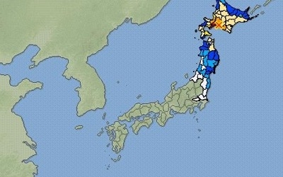 日홋카이도 규모 6.7 강진… 10여명 중경상에 295만가구 정전