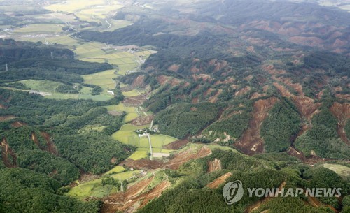 "日홋카이도 거대 산사태, 화산재로 이뤄진 토양이 원인"