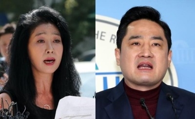 김부선, 변호인 강용석과 오후 경찰에 동반 출석