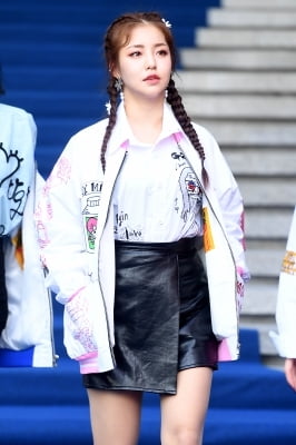 [포토] 브레이브걸스 유정, '양갈래 머리로 깜찍하게~'