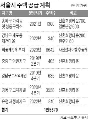 송파구 옛 성동구치소 부지·강남구 개포동 재건마을…서울 11곳 중소규모 공공택지 아파트 입성 노려볼까