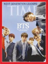 방탄소년단, 美 타임誌 선정 '차세대 리더'