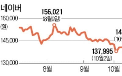 네이버, 거래재개 첫날 간신히 상승