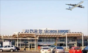 사천공항 전경.  /경상남도 제공 