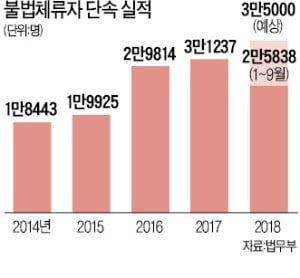 단속률 10%…"걸려서 추방될 때까지 일한다"