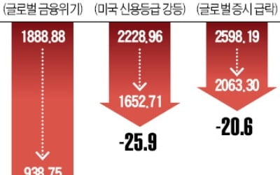 공포에 질린 코스피 '역대급 추락'