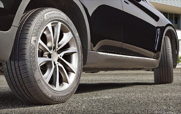 SUV 전용 타이어 '열풍'…금호타이어 '크루젠' 판매 157% 이상 껑충