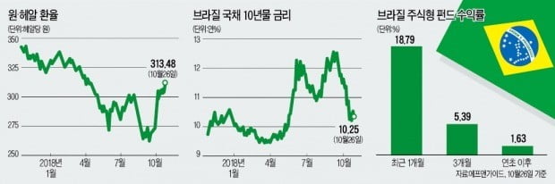 '親시장파' 당선에…브라질 채권·펀드 수익률 급반등