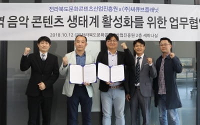 씨큐브플래닛, 전라북도문화콘텐츠산업진흥원과 MOU