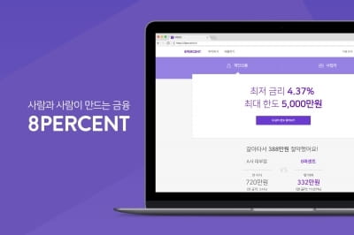 P2P 8퍼센트, 60억원 신규 투자 유치 성공