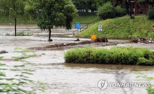 낙동강 안강·김천지점 홍수주의보 발령