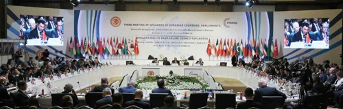 유라시아 의장회의 "북핵 해결·한반도 평화 지지"…선언문 채택