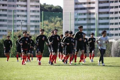 U-19 축구대표팀 13일 출국…19일 호주와 AFC 챔피언십 첫 경기