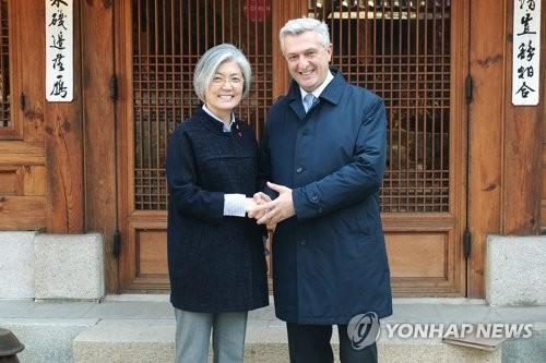 강경화, 23일 유엔난민기구 대표 만나 협력방안 논의