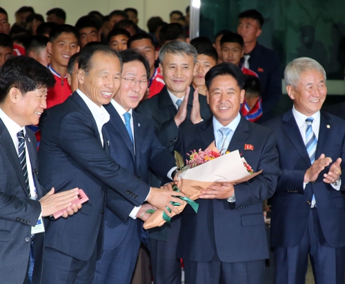 북한 4·25체육단 방남…춘천 국제유소년축구대회 참가