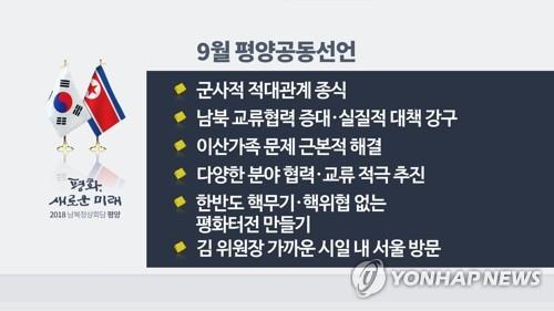 '9월 평양공동선언' 관보게재…공포절차 완료