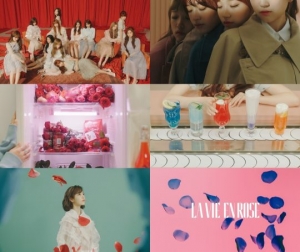 &#34;美친 미모&#34; 아이즈원, &#39;아이즈원츄&#39;로 &#39;라비앙로즈&#39; 티저 영상 최초 공개