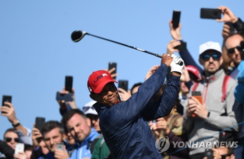 유럽, 라이더컵 골프 홈 6연승 '안방 불패'… 우즈는 4전 전패