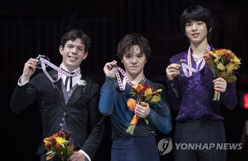 피겨 차준환, GP 2차 대회 동메달…김연아 이후 첫 메달