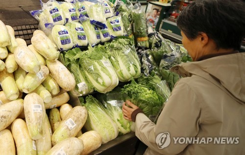 채소 가격 한주 새 12% 하락…"김장철 배춧값 10% 오를 듯"