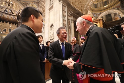 문대통령 "유럽서 흔들림 없는 지지받아…평화기도 안고 돌아가"