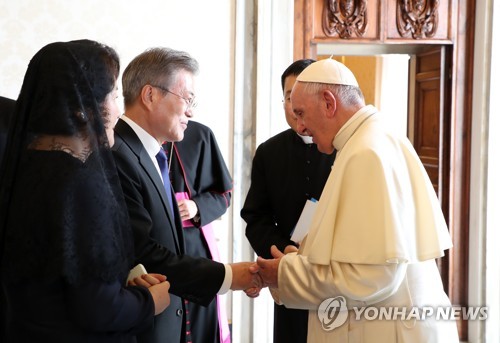 교황에 '평화의 방북길' 열어준 문카지노 칩'촉진자 文' 힘받을듯