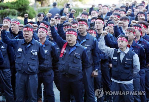 한국GM 노조, 법인분리 반대 투쟁 확대…24일 청와대앞 노숙투쟁