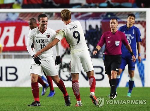 '악! 동점골' 수원, 가시마와 3-3…AFC 챔스리그 결승행 좌절