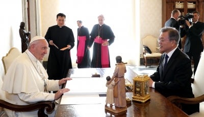사실상 訪北 수락한 교황…"멈추지 말고 앞으로 나아가라"