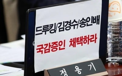 [국감현장] 野 '김경수 나와라'에 과방위 갑론을박…한때 파행