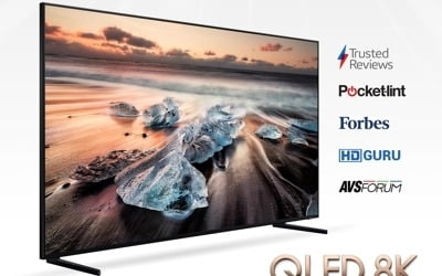 "주요 평가 매체, 삼성전자 'QLED 8K' TV 호평"