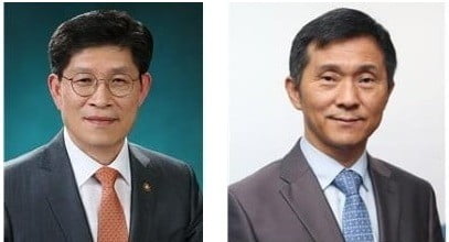 김연명 신임 사회수석(左), 노형욱 신임 국무조정실장(右)