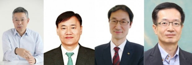 사진 왼쪽부터 김인회 사장, 박병삼 부사장, 박종욱 부사장, 전홍범 부사장/자료=KT