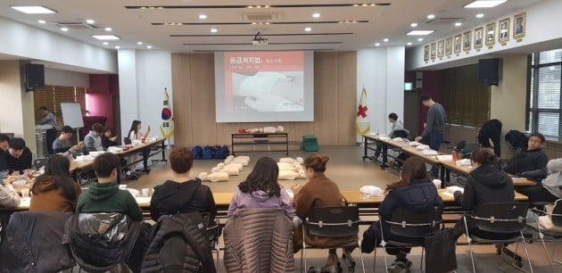 한국도로공사 옥천(부산방향)휴게소, 응급처치 담당자 양성 