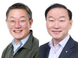 28일 LG CNS 정기 임원 인사에서 승진한 현신균(왼쪽)·이재성 부사장. / 사진=LG CNS 제공