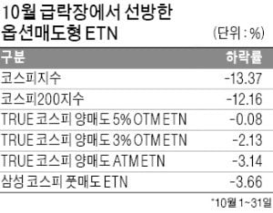 '검은 10월'…맷집 돋보인 양매도 ETN