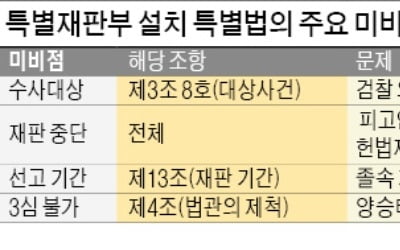 '특별재판부法' 곳곳 허점…법원, 자체 재판 준비