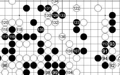 [제23기 하림배 여자국수전] 몰리는 흑, 승부수