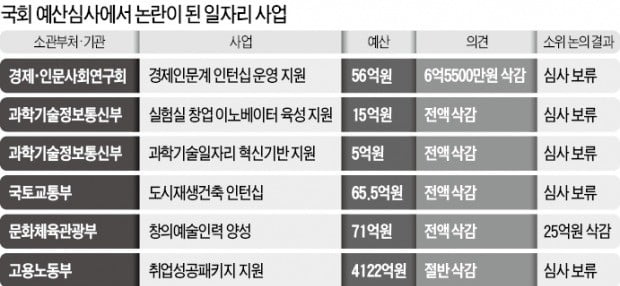 "가짜 일자리에 혈세 못 쓴다"…국회 예산심사서 줄줄이 삭감 예고