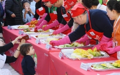 김장 담그는 샘 헤밍턴