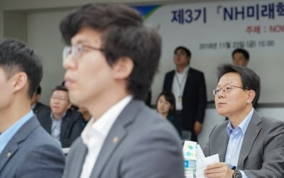 김광수 농협금융 회장 "과감히 새 아이디어 제안하라"