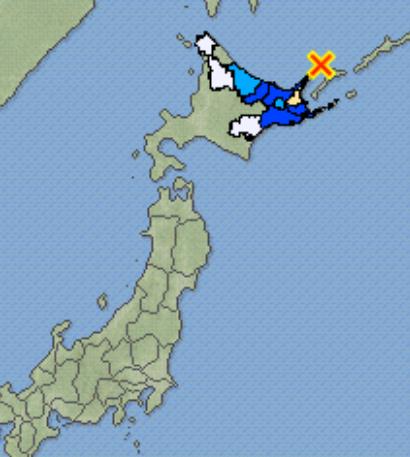 日 홋카이도 동북부서 규모 6.2 지진…"쓰나미 발생 안해"