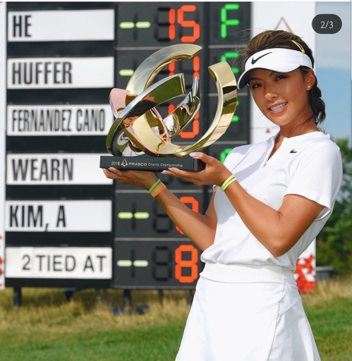 LPGA 신인 중국 허무니 '미녀 골퍼 끝판왕'…벌써 인기 폭발