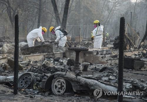 美 북부 캘리포니아 산불 실종자 1000여명…급증한 이유는