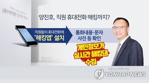 '갑질 폭행' 양진호, 동영상 파문 10일만에 구속