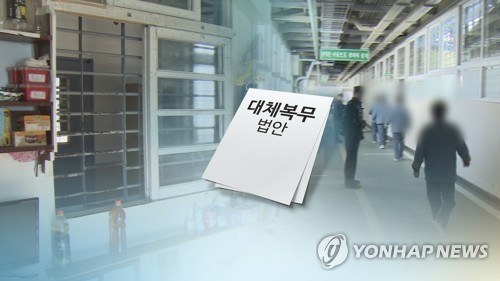 양심적 병역거부자 대체복무 '36개월 교도소 근무' 유력